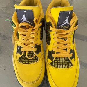 Yellow Air Jordan Sneakers